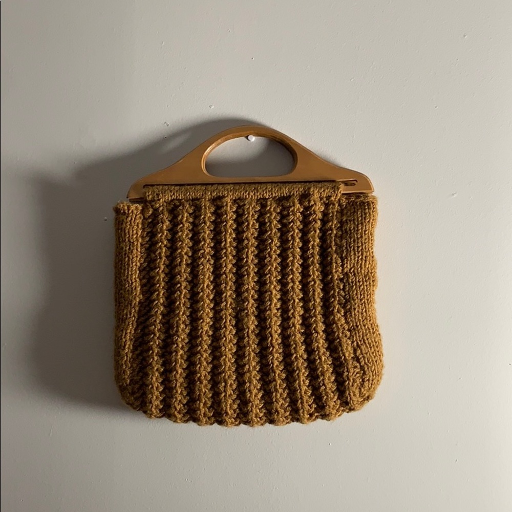 Vintage Handmade Knit Bag - Picture 1 of 4